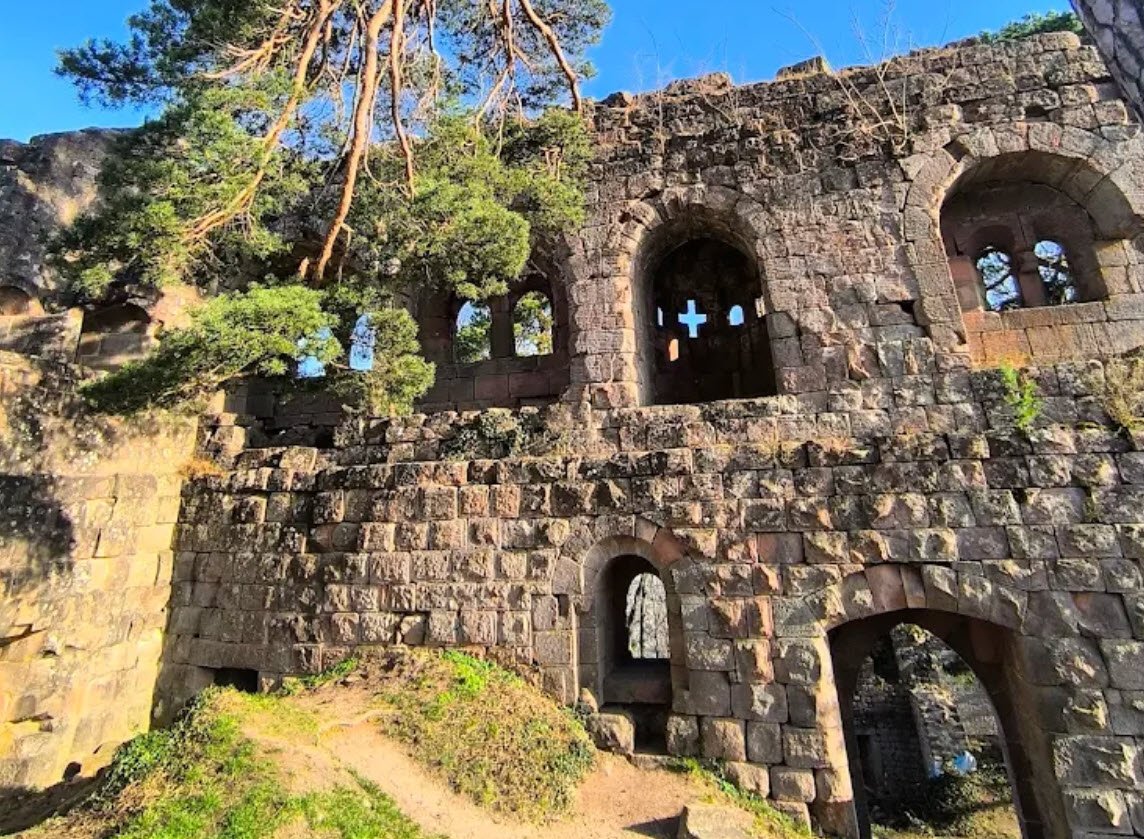 Chateau du Landsberg, Heiligenstein, France, Germany